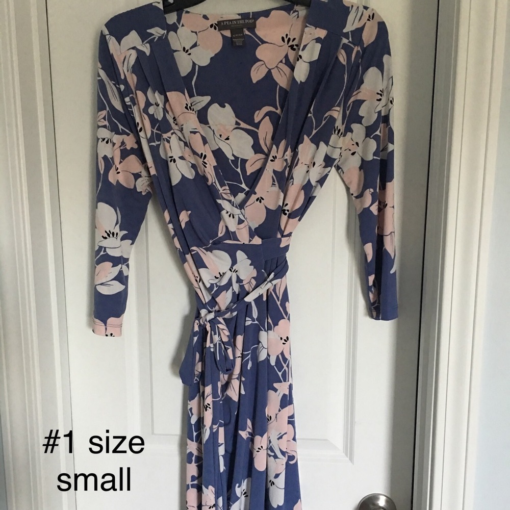 Pea in the Pod Maternity Wrap Dress